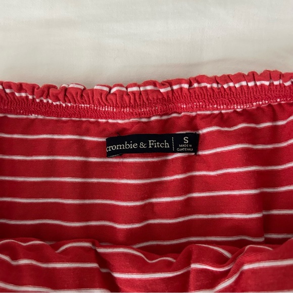 Striped Tube Top w/ Ruffle Layer - Picture 3 of 3